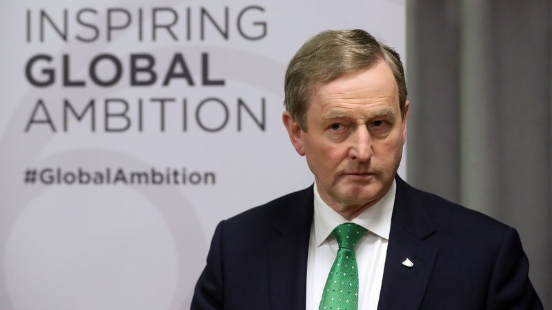 Enda Kenny in Washington DC ahead of his meeting with US President Donald Trump