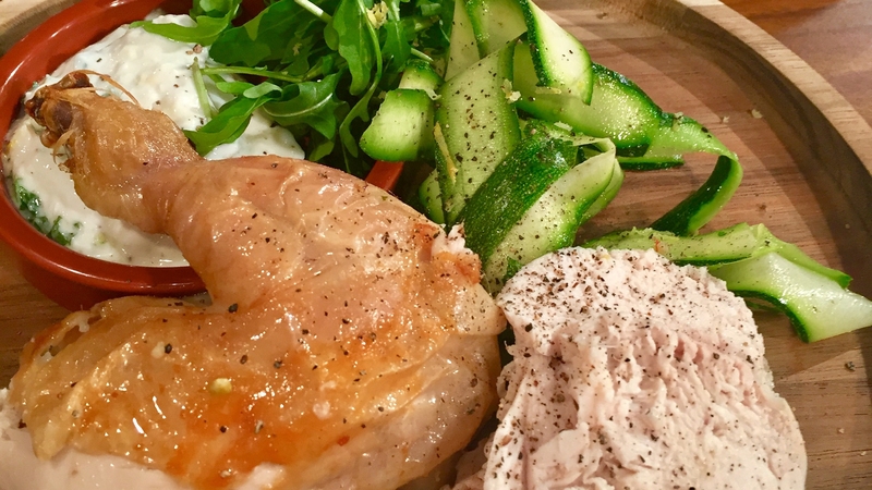 Ali's Roast Chicken with Chickpea Stuffing: Today