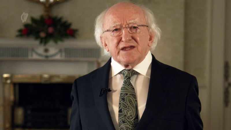 President Higgins said it was a source of pride that the national day was celebrated around the world