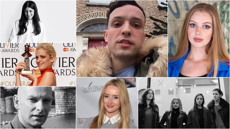 The class of 2017: Aideen Gaynor, Denise Gough, Alan McMonagle, James Kavanagh, Amy Shiels, Seána Kerslake, Montauk Hotel
