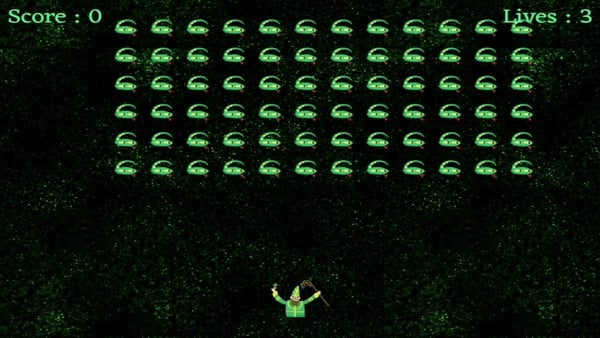 Play Snake Invaders!