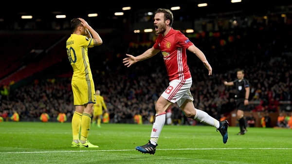 Juan Mata's guile helped United reach the quarter-finals
