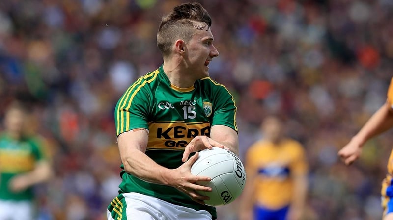 James O'Donoghue made just one Championship appearance for Kerry in 2016