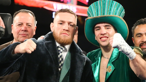McGregor stepped into the boxing ring to support Michael Conlan - next time it may be to fight