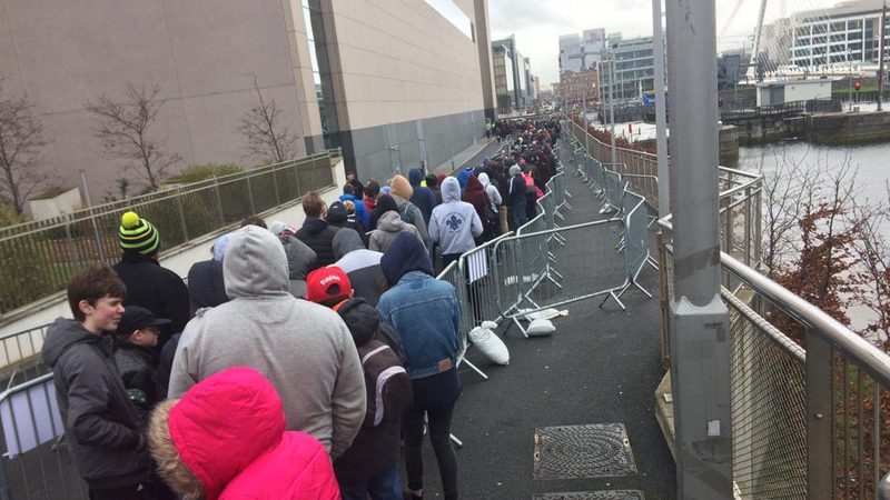 12,000 tickets were sold for both days of the event at Dublin's National Convention Centre
