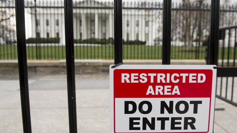 President Donald Trump was away in Florida at the time