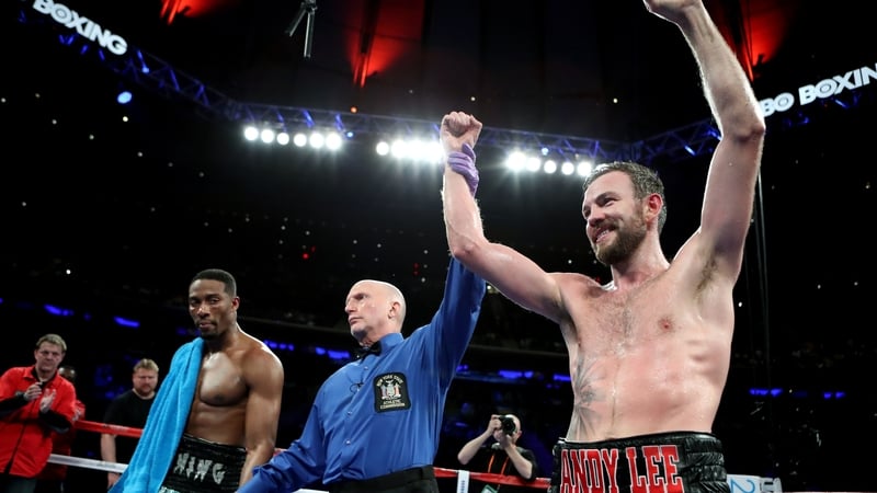 Andy Lee is declared winner at Madison Square Garden