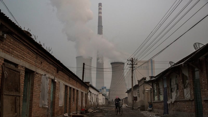 A coal plant in China (file pic)