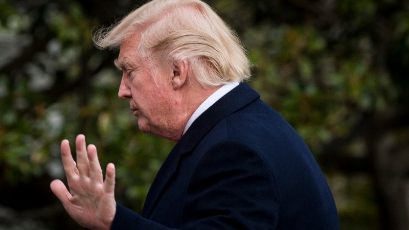 Donald Trump accused Democrats of making up the story over Russia links