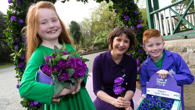 Keelin Shanley joined by brother and sister Tom and Jessica Cassidy, from Co. Meath, both of whom have CF.