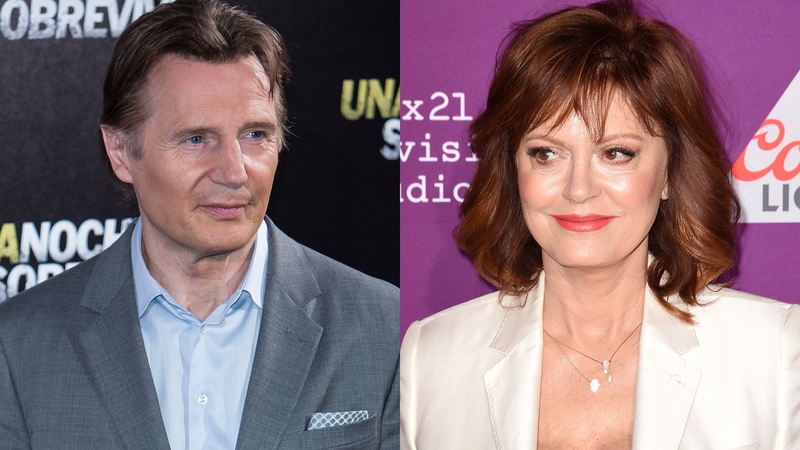 Liam Neeson is "perfect" according to Susan Sarandon