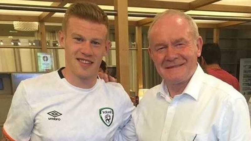 James McClean and Martin McGuinness forged a friendship that the West Bromwich Albion man said he valued greatly