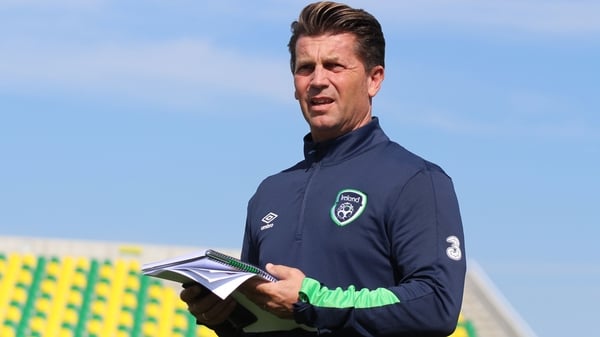 Republic of Ireland Women's head coach Colin Bell
