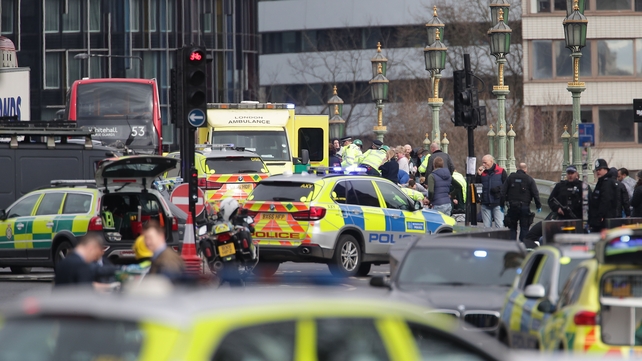 A major security operation got under way after the incident began at around 2.40pm