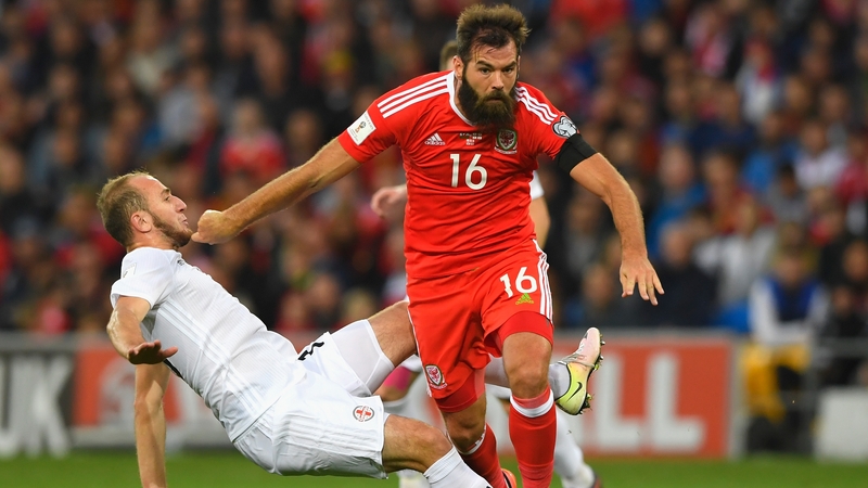 Joe Ledley could miss Friday night's World Cup qualifier at the Aviva Stadium