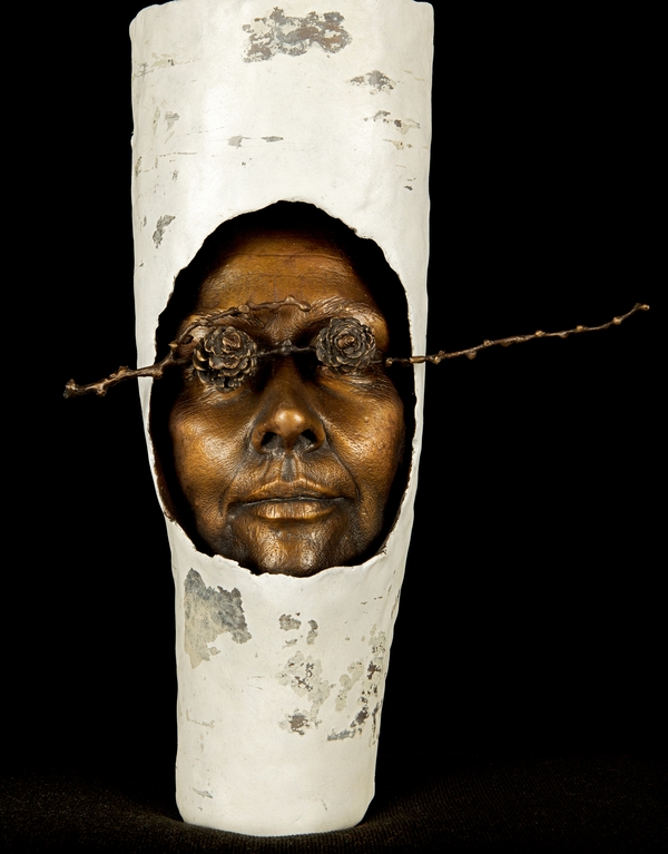 Maighread Tobin, Mask with Twig, 2011
