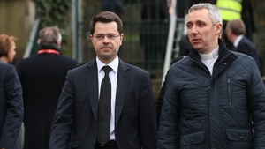 Northern Ireland Secretary of State James Brokenshire represented the British government at the funeral