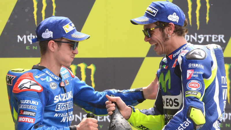 Maverick Vinales and Valentino Rossi are team mates this season