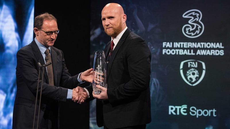 John Hartson scooped the International Personality accolade at the FAI International Football Awards on Sunday