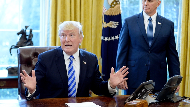 Donald Trump said that the health care deal was 'very close'