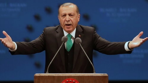 This is the second large-scale purge since the narrow victory of a referendum giving President Recep Tayyip Erdogan sweeping powers