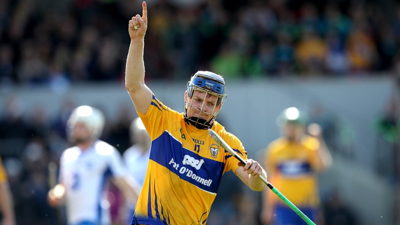 Podge Collins celebrates his goal against Waterford