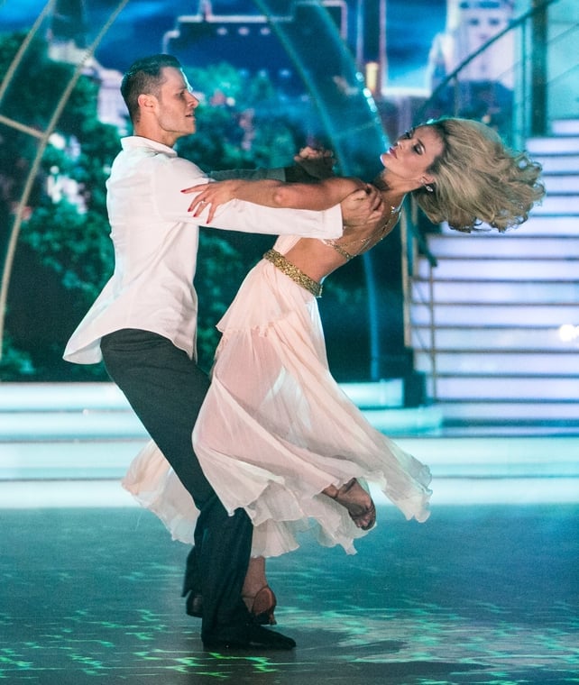 Week 12: Aoibhín looked absolutely beautiful in this ethereal gown for her performance with Vitali.