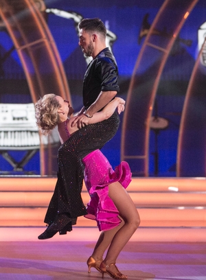 Week 12: Denise and Ryan gave it socks in sequins and frills for their final night on the dance floor.