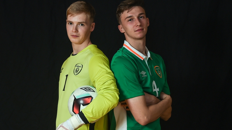 Caoimhin Kelleher and Conor Masterson will hope to help Ireland to the UEFA U19 European Championships finals