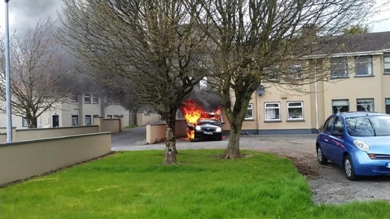 The car fire occurred at an apartment building on Retreat Road