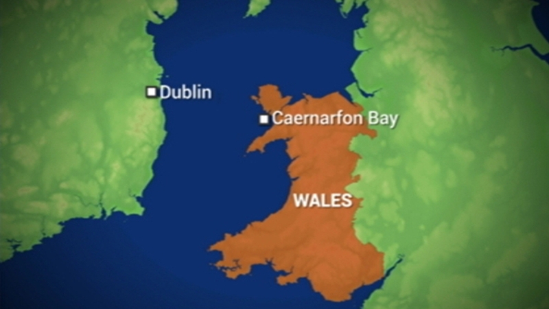 The search operation is in the Caernarfon Bay area of North Wales