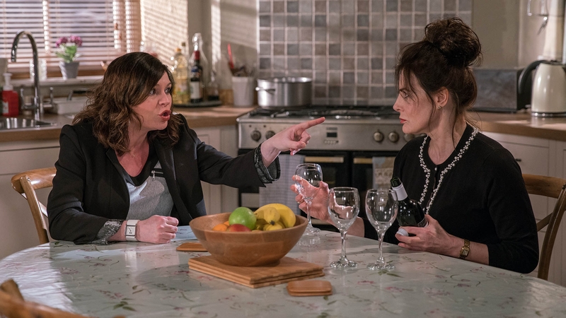 Chas (Lucy Pargeter) has some harsh words for her mother Faith (Sally Dexter)