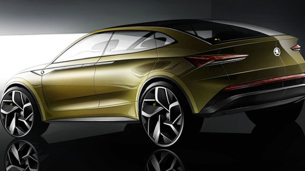 Skoda says its Vision E will have a range of 500 kilometres and will also feature some autonomous driving functions.