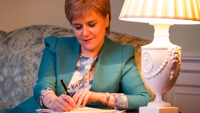 Nicola Sturgeon says the people of Scotland have the right to choose their own future