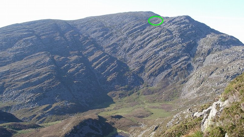 The victims' bodies were found with the wreckage of the helicopter in the Rhinog mountains near Trawsfynydd yesterday (Pic: North Wales Police)
