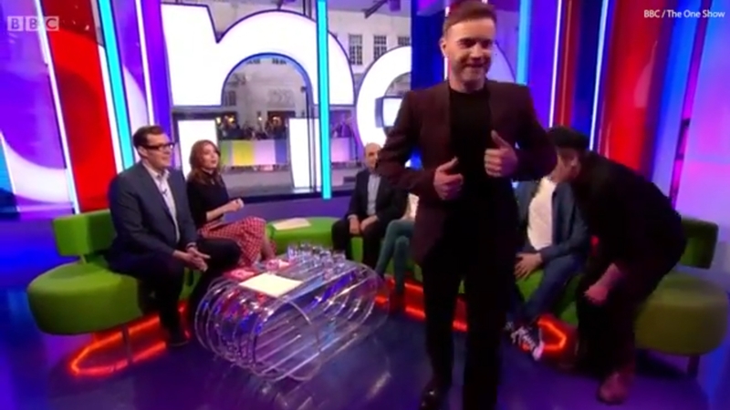 Gary Barlow reassured fans after the show that he is "absolutely fine."