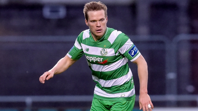 Simon Madden's injury-time goal gave Shamrock Rovers victory