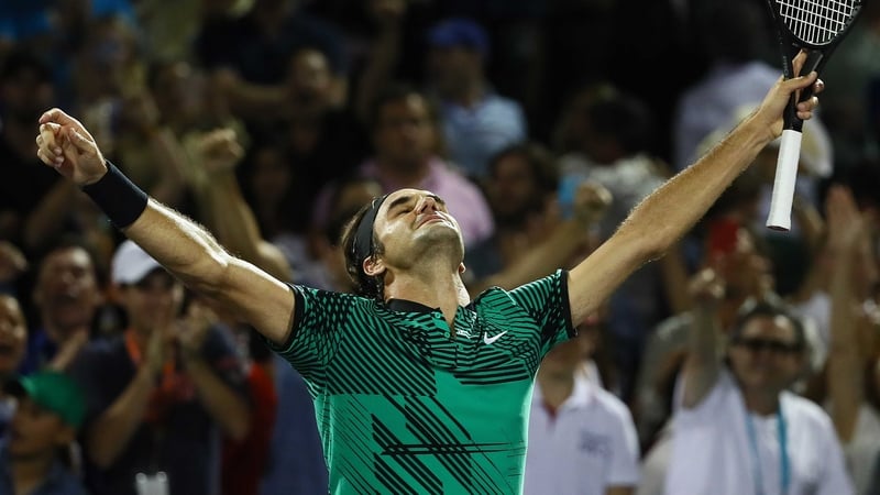 Roger Federer has lost just once this year