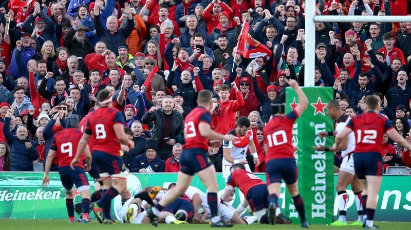 Munster took an early lead and stayed ahead at Thomond Park