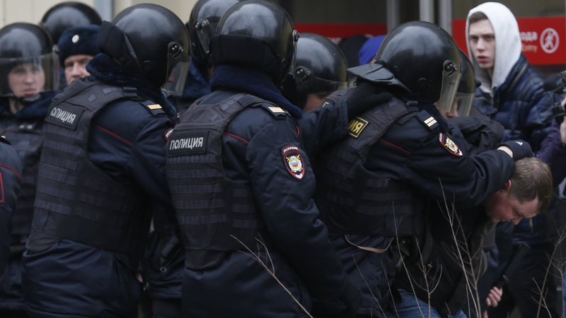 The protests come a year before a presidential election in which Vladimir Putin is expected to run for a fourth term