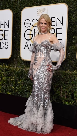 The actress shone at the Golden Globe Awards this year in Alexander McQueen.