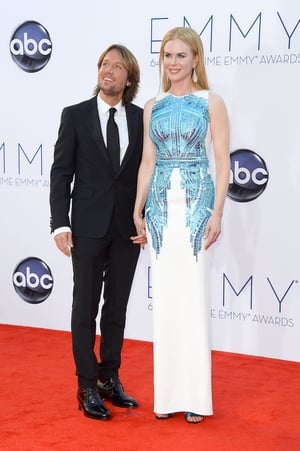 A vision in white! Nicole and husband Keith Urban attend the Emmys in 2012. Nicole wore a beautiful Antonio Berardi gown.