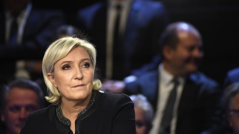 The latest poll shows Marine Le Pen topping the vote in the first round with 23.5% of the vote