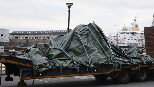 The wreckage was found off Blackrock island