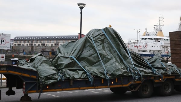 The wreckage was found off Blackrock island