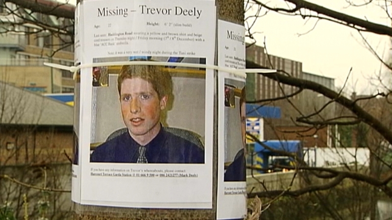 Trevor Deely disappeared after a night out in Dublin in December 2000