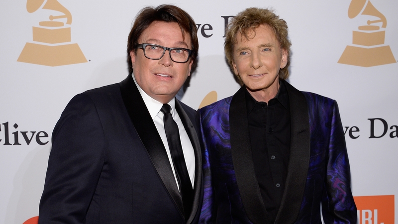 Barry Manilow and his husband Garry Kief