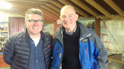 Record holders Pat Shortt and Patrick Shavley.