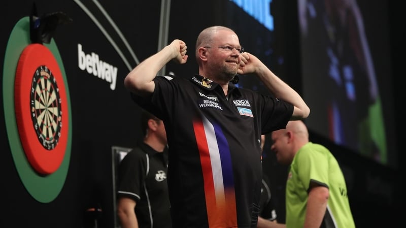 Raymond van Barneveld takes on Phil Taylor and James Wade in Dublin