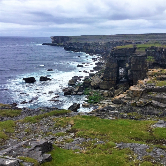 Cliffs at Inis Mór (Pic: Alixe Kingstone)